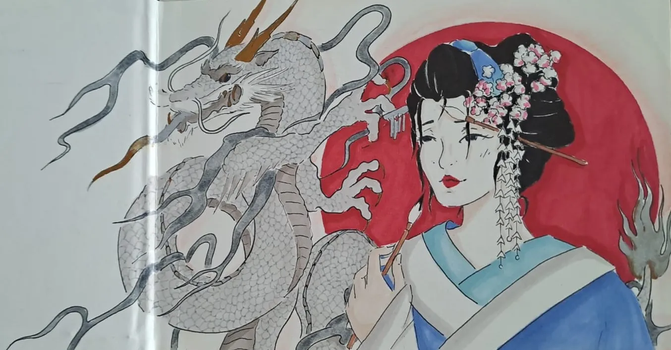geisha-dragon