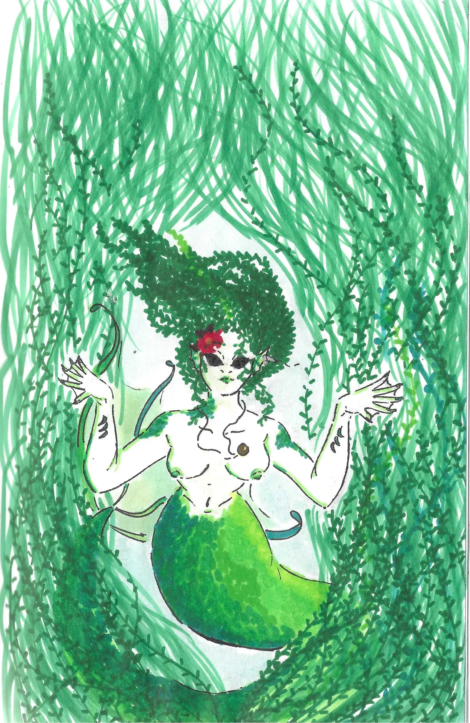 green-mermaid